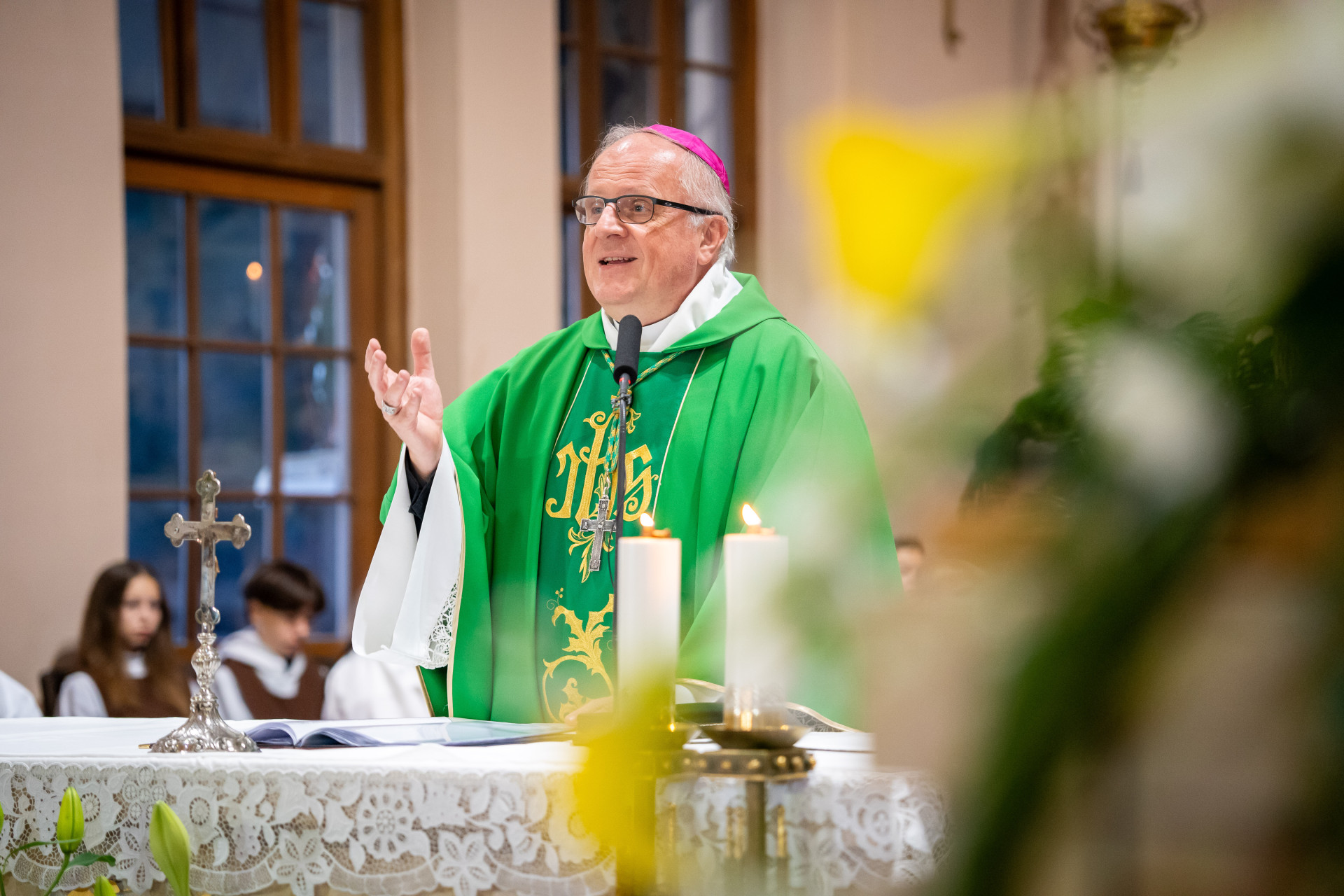 Keszthelyen mutatott be ünnepi szentmisét Michael Wallace Banach apostoli nuncius